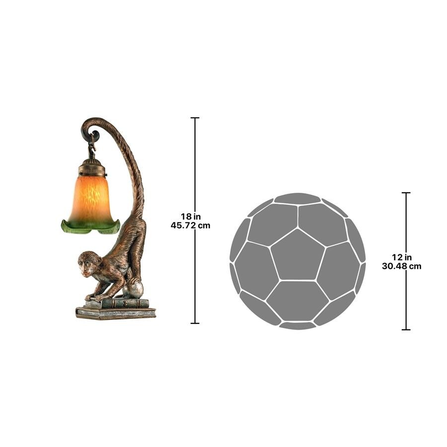 Design Toscano Monkey Business Sculptural Table Lamp