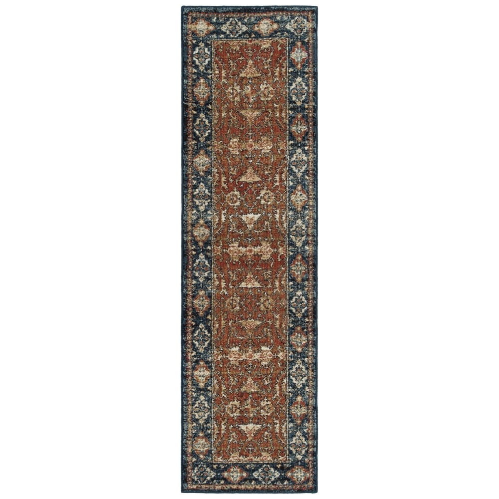 Doke Vintage Replica Paprika Soft Area Rug