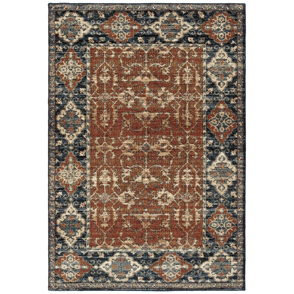 Doke Vintage Replica Paprika Soft Area Rug
