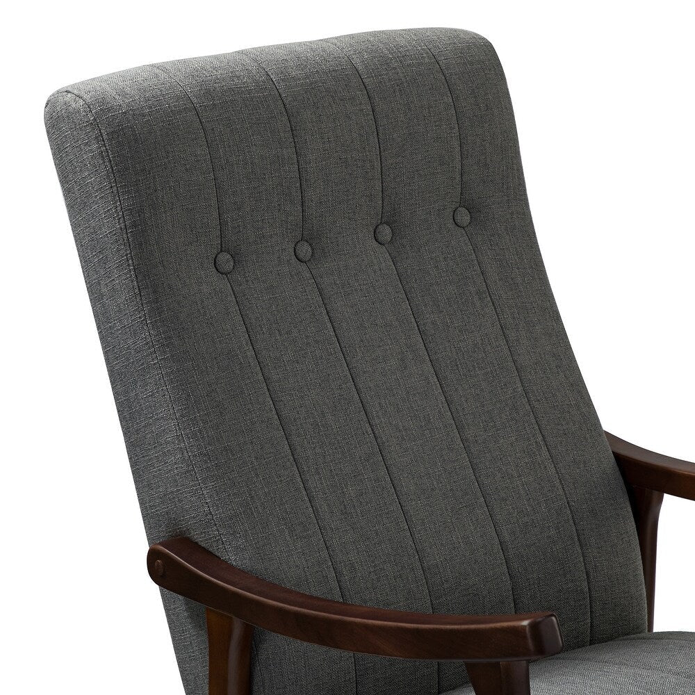 Francisco Comfy Rocking Chair with Button Tufted Back Set of 2