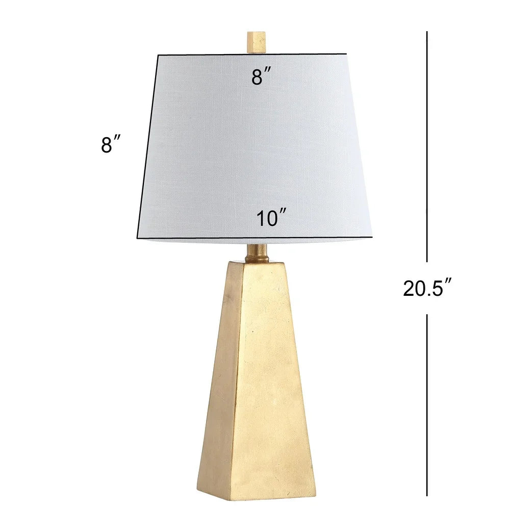 Gabrielle 20.5" Resin LED Table Lamp, White Marble Finish by JONATHAN Y - 20.50
