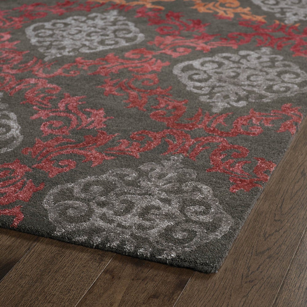 Divine Collection Fire Soft Area Rug
