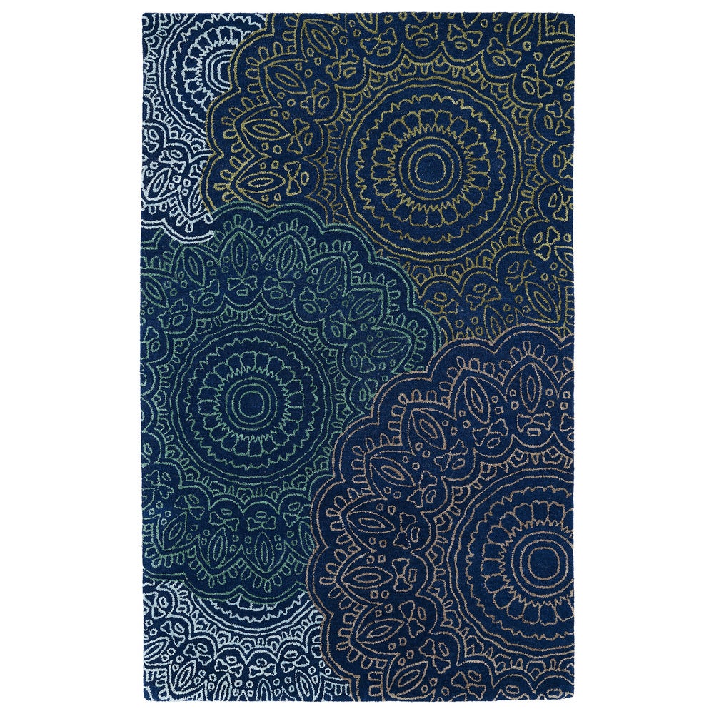 DIVINE COLLECTION floral Fire Soft Area Rug