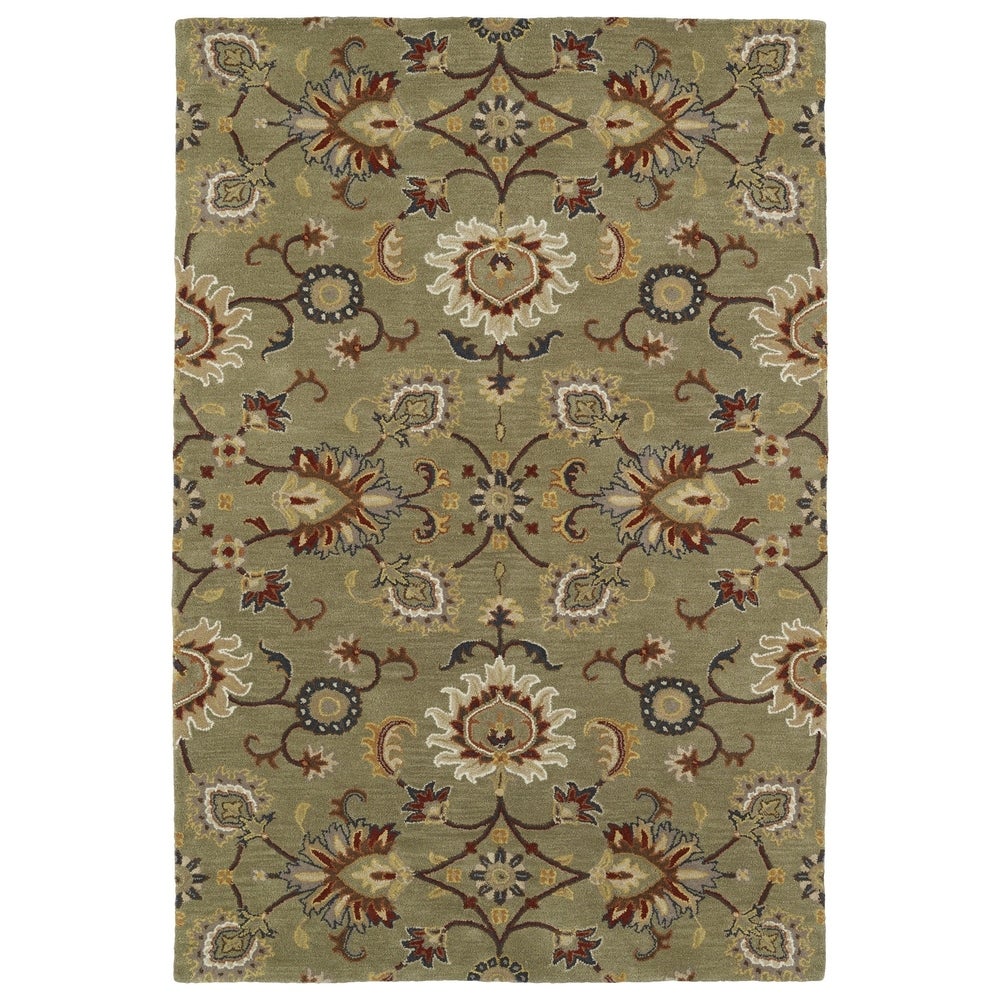 MIDDLETON COLLECTION Green Soft Area Rug