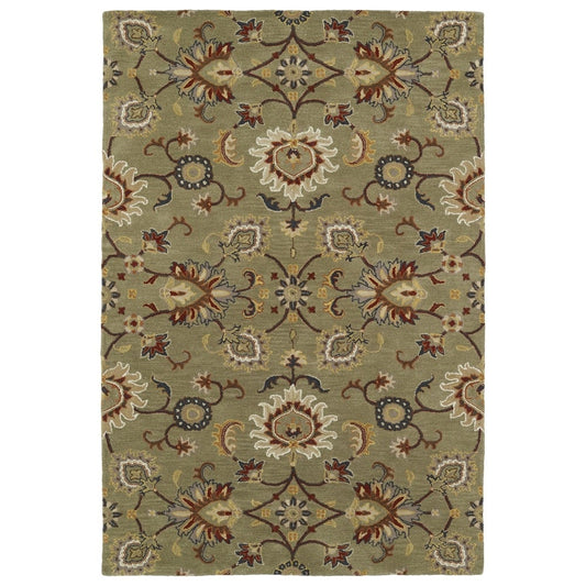 MIDDLETON COLLECTION Green Soft Area Rug