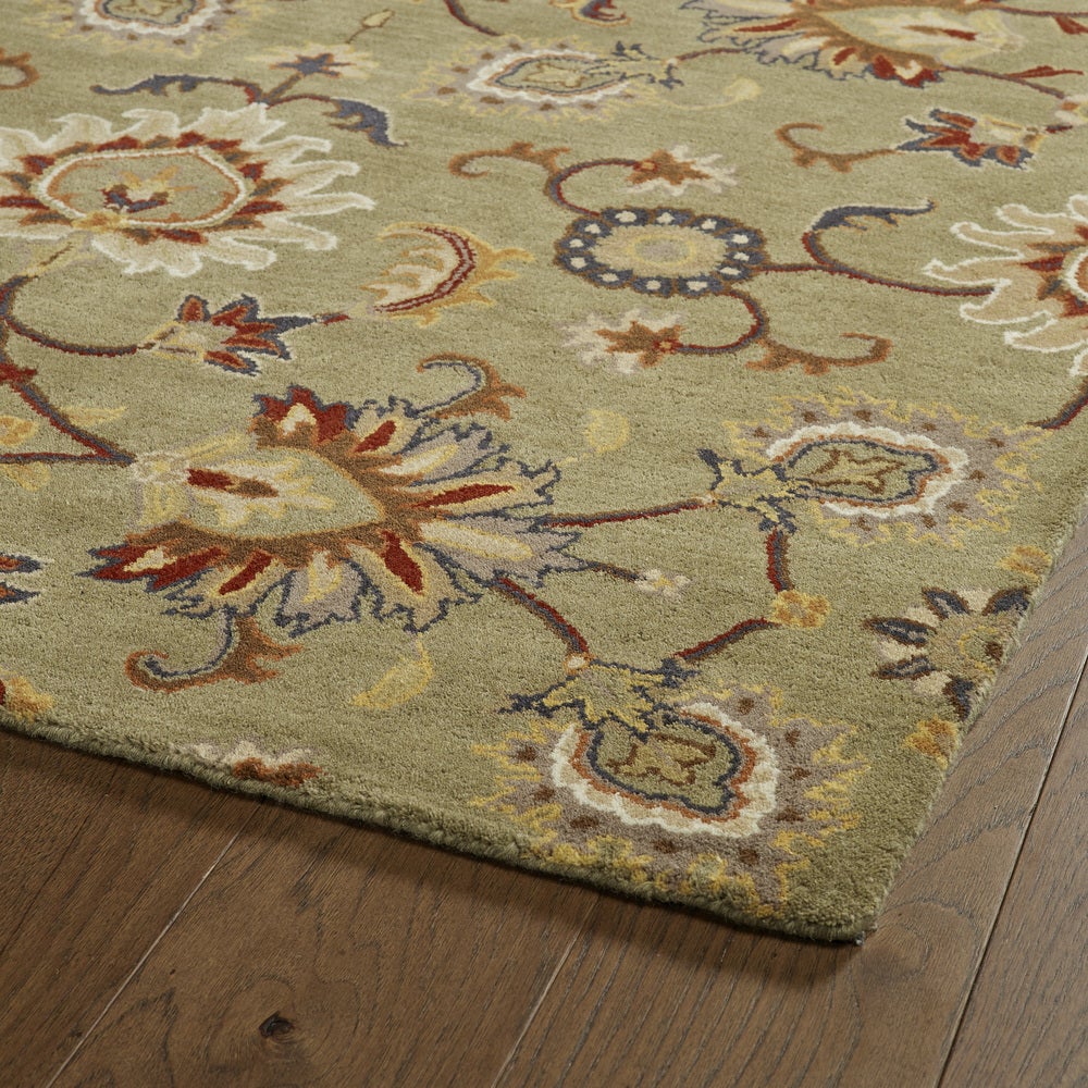 MIDDLETON COLLECTION Green Soft Area Rug