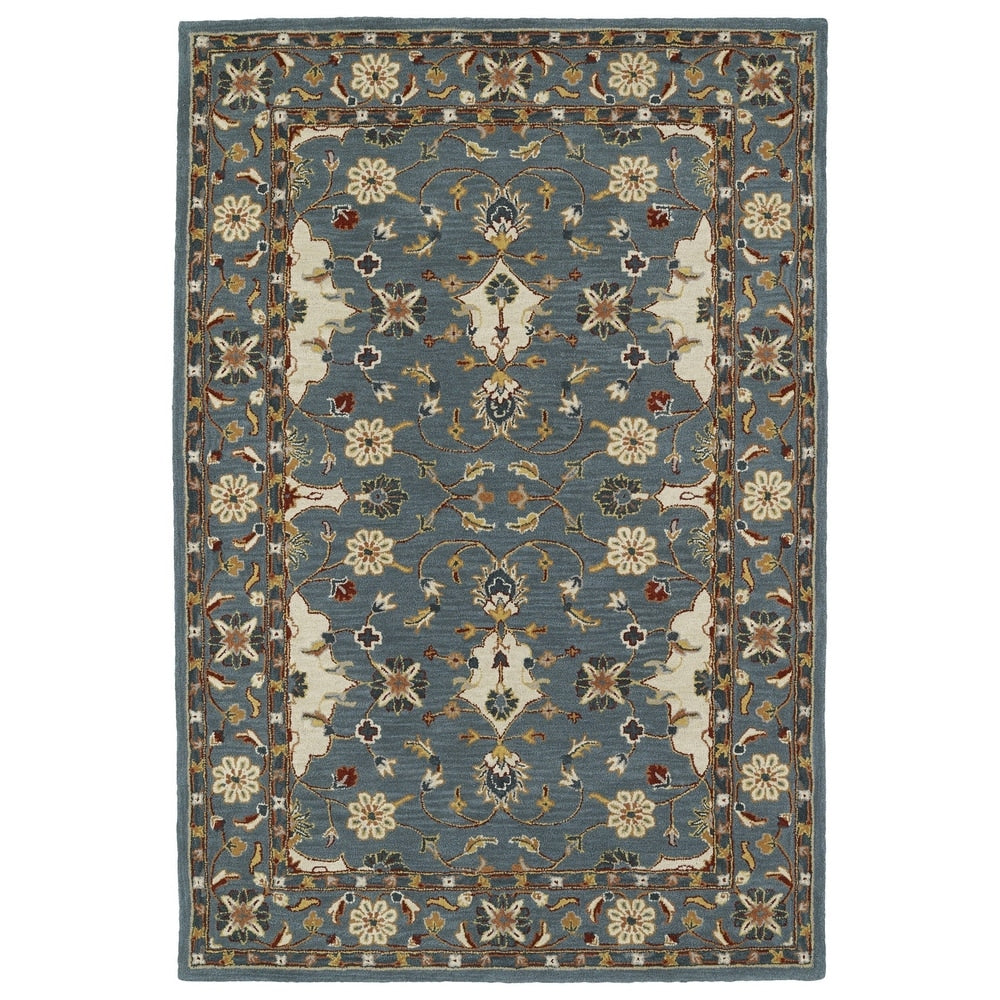Middleton Collection teal Area Soft Rug