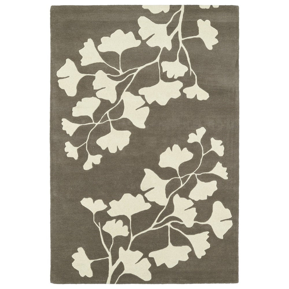 MELANGE COLLECTION floral Blue Soft Area Rug