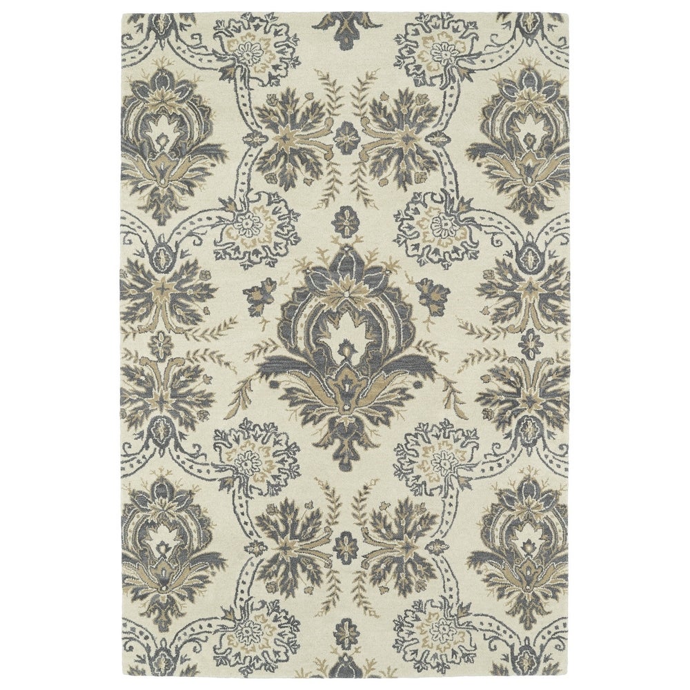 MELANGE COLLECTION Ivory Soft Area Rug
