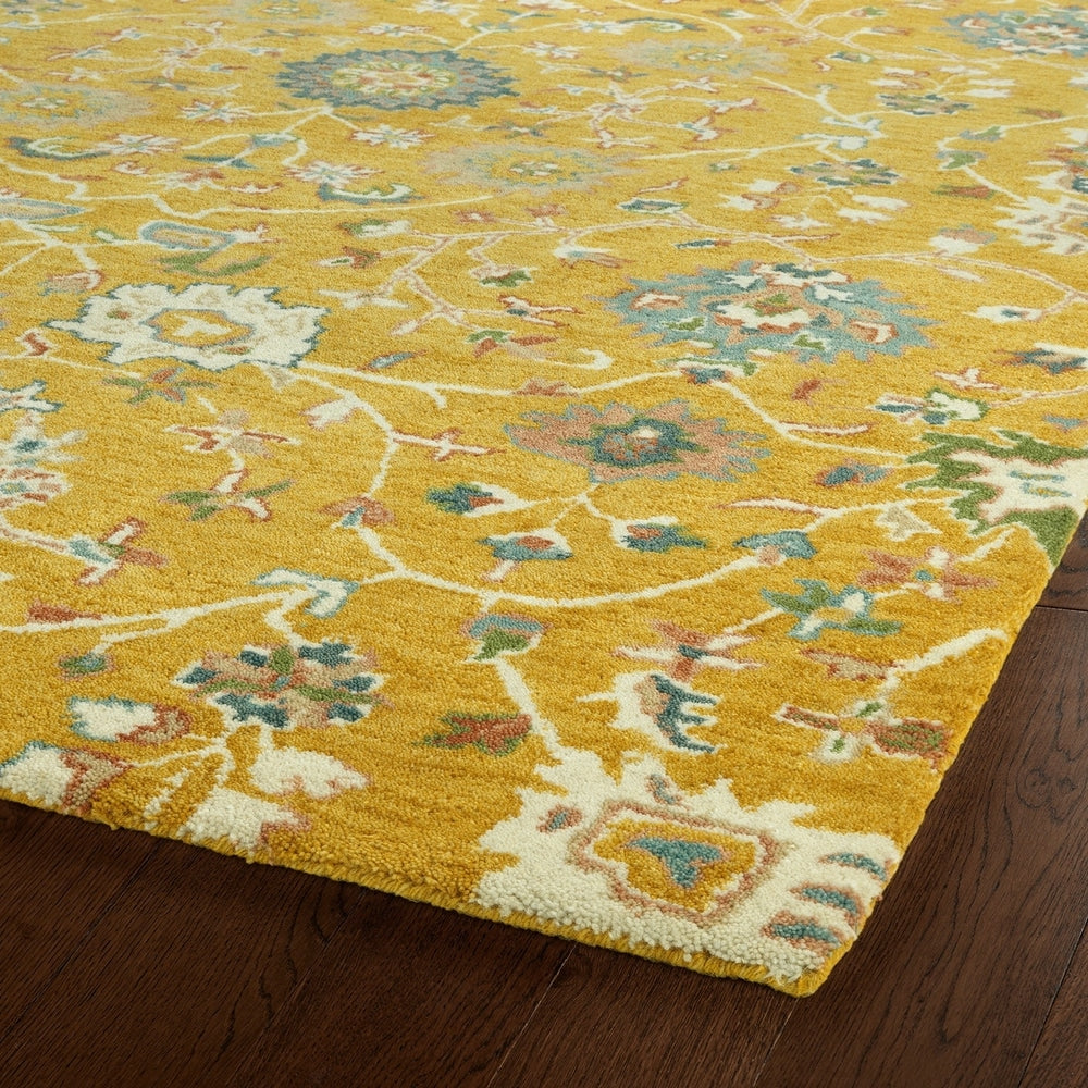 AMARANTA COLLECTION Gold Soft Area Rug