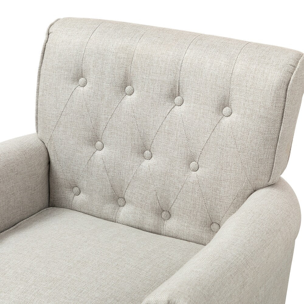 Hermaphroditus Comfy Swivel Armchair Set of 2 with Metal Base