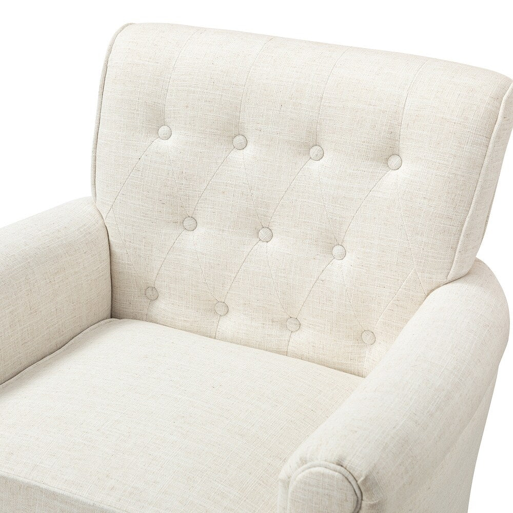 Hermaphroditus Comfy Swivel Armchair Set of 2 with Metal Base