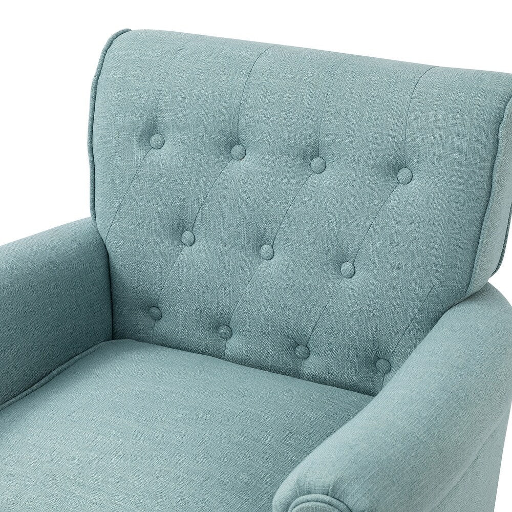 Hermaphroditus Comfy Swivel Armchair Set of 2 with Metal Base