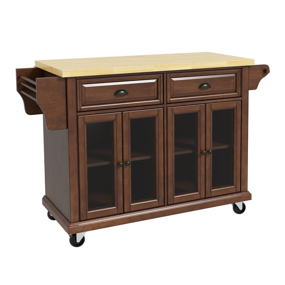 Hyperionis Accent Cabinet with External Shelves