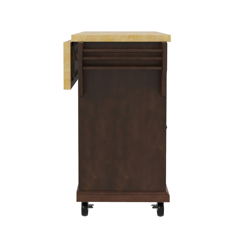 Hyperionis Accent Cabinet with External Shelves