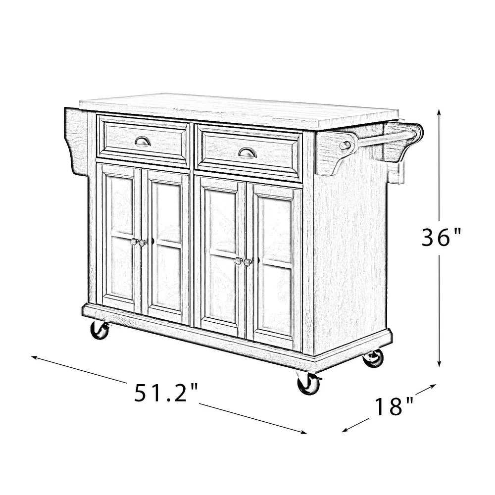 Hyperionis Accent Cabinet with External Shelves