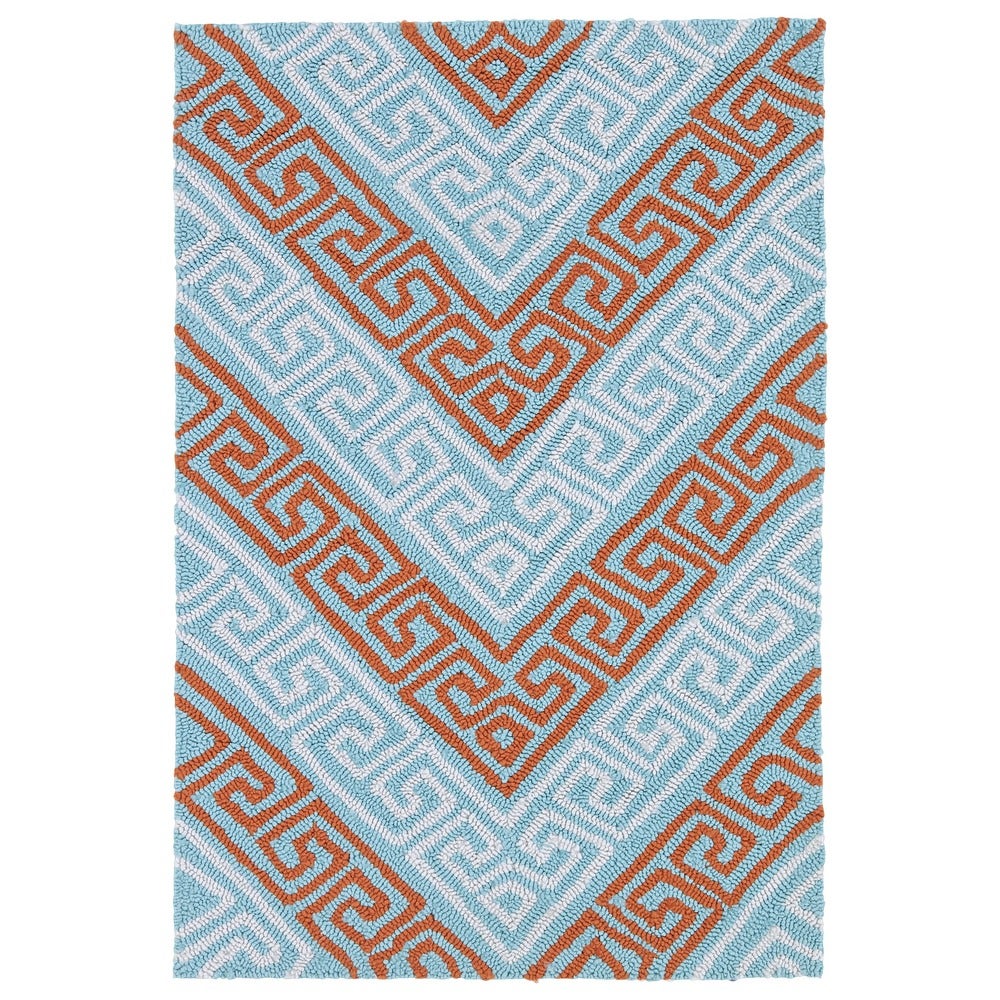 Matira Collection Blue Soft Area Rug