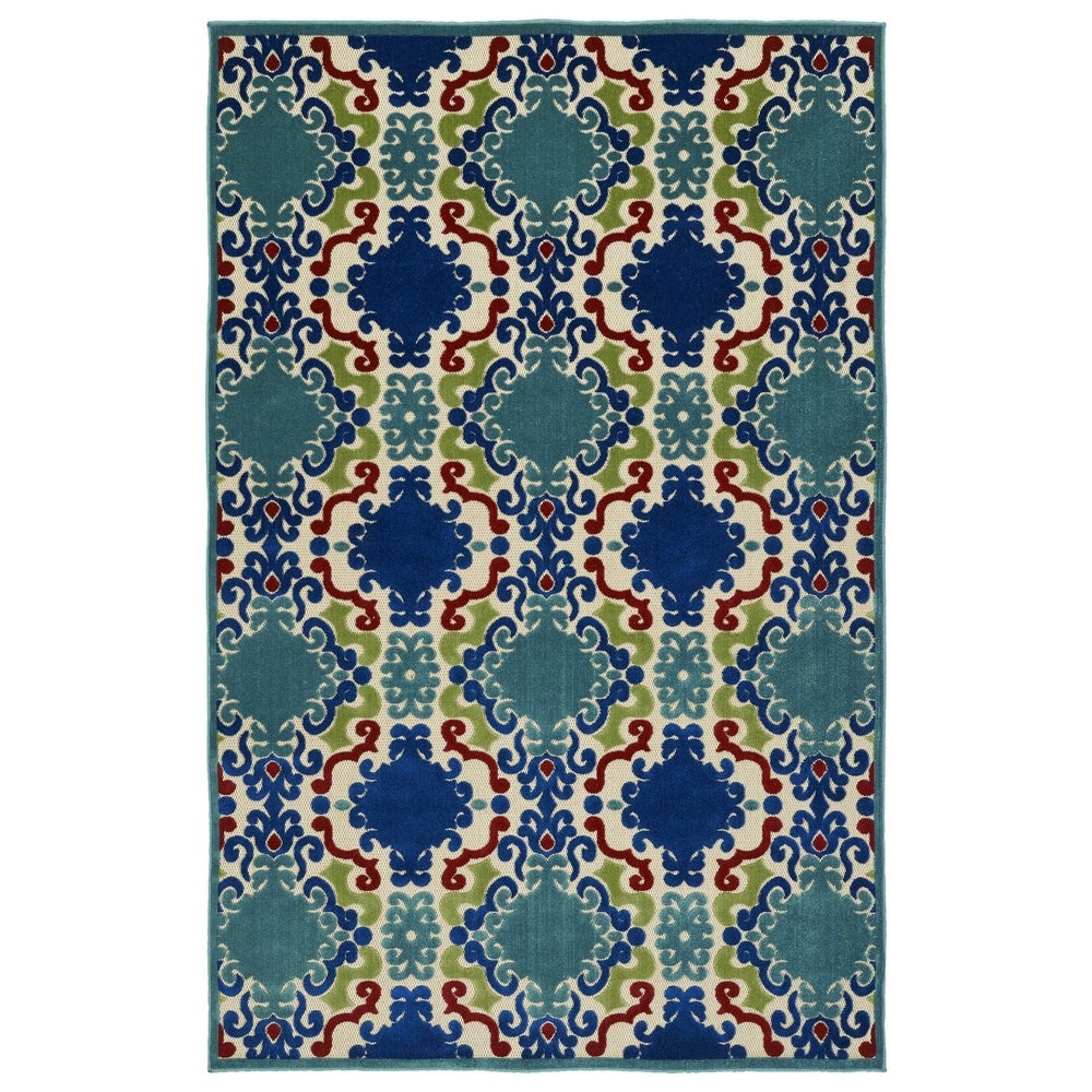 A BREATH OF FRESH AIR COLLECTION Blue Soft Area Rug