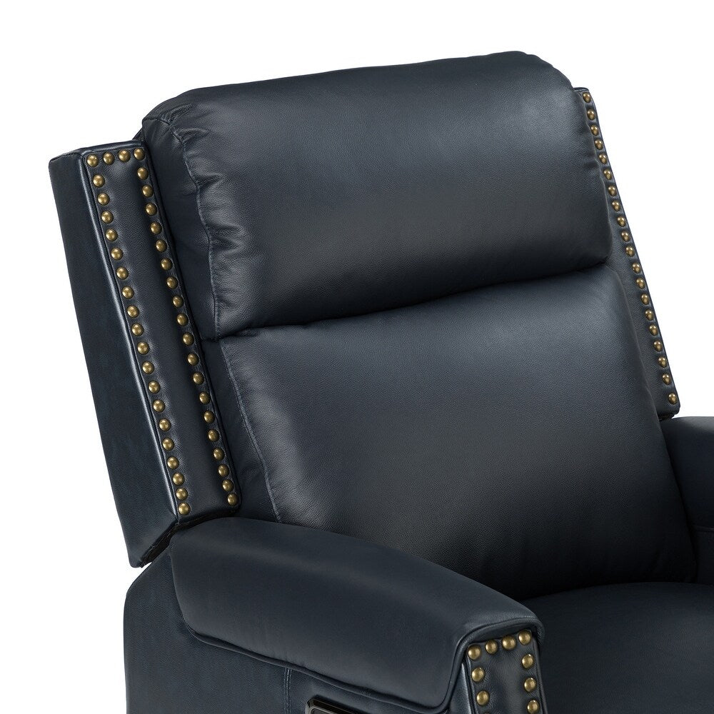 Kunibert Multifunctional Genuine Leather Nursery Chair with Metal Swivel Base