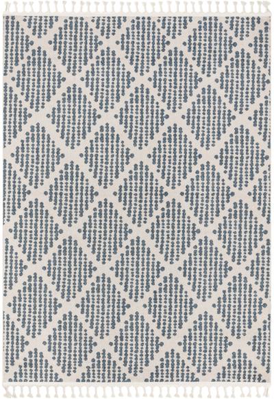 Arbor Moroccan Trellis Light Blue Kilim-Style Rug