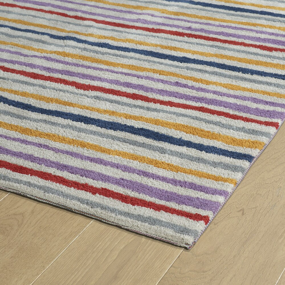 Lily & Liam Collection Grey Soft Area Rug