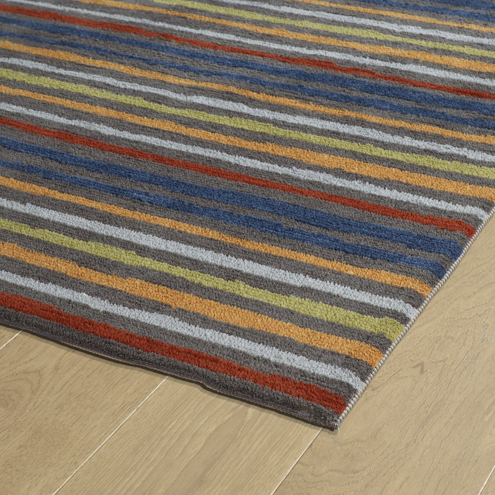 Lily & Liam Collection Grey Soft Area Rug