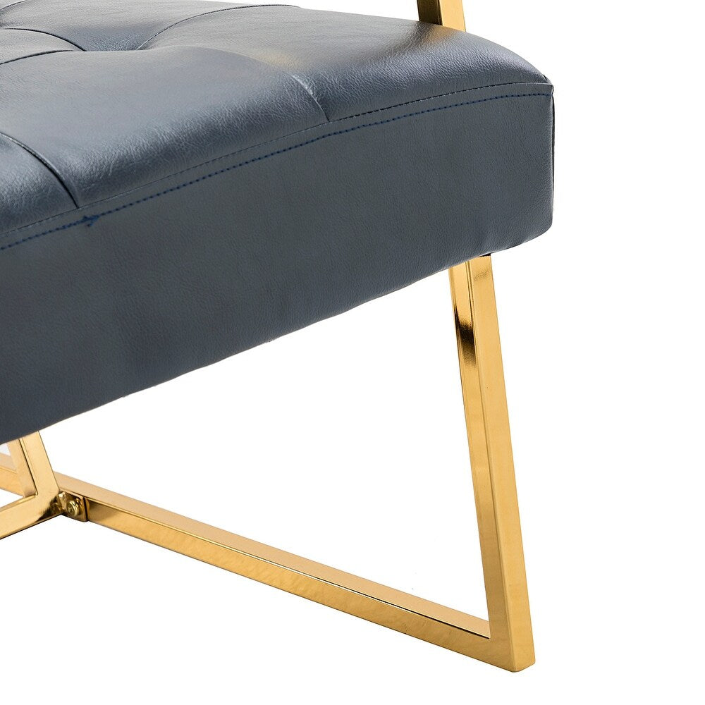 Mabel Armchair with Tufted Back and Seat Set of 2