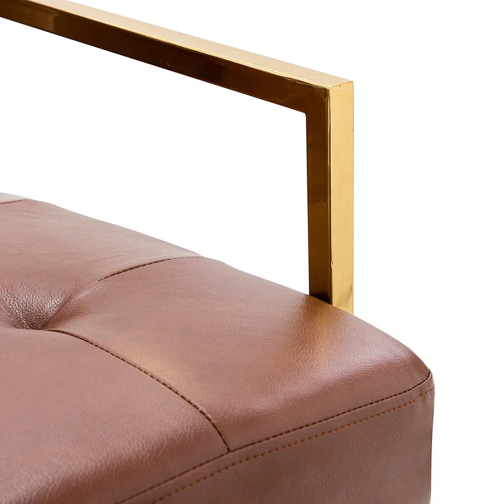 Mabel Armchair with Tufted Back and Seat Set of 2