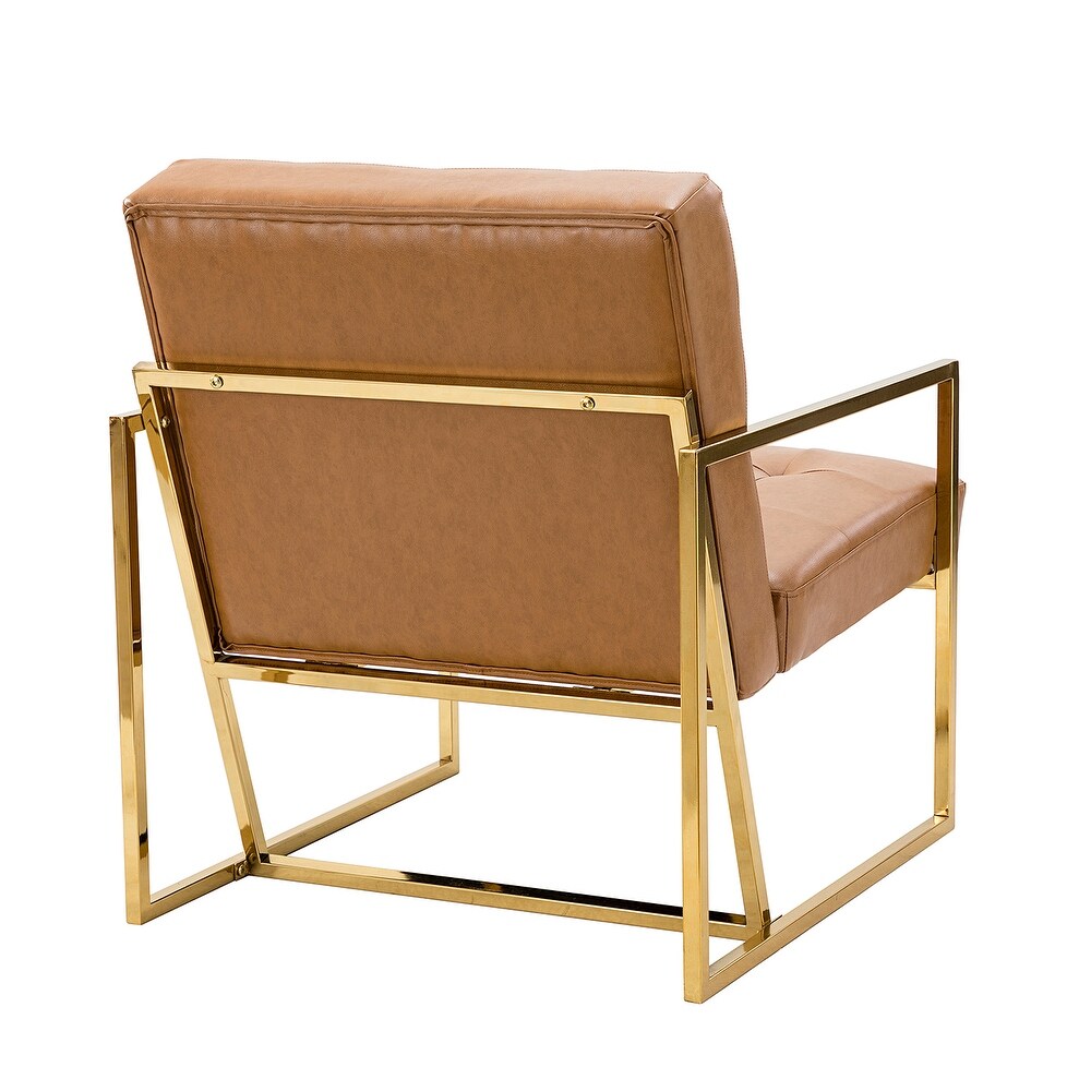 Mabel Armchair with Tufted Back and Seat Set of 2