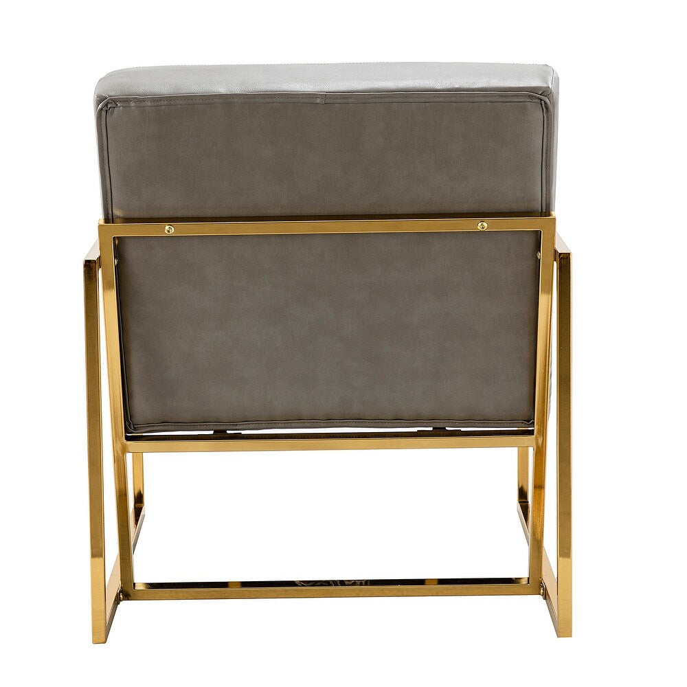 Mabel Armchair with Tufted Back and Seat Set of 2
