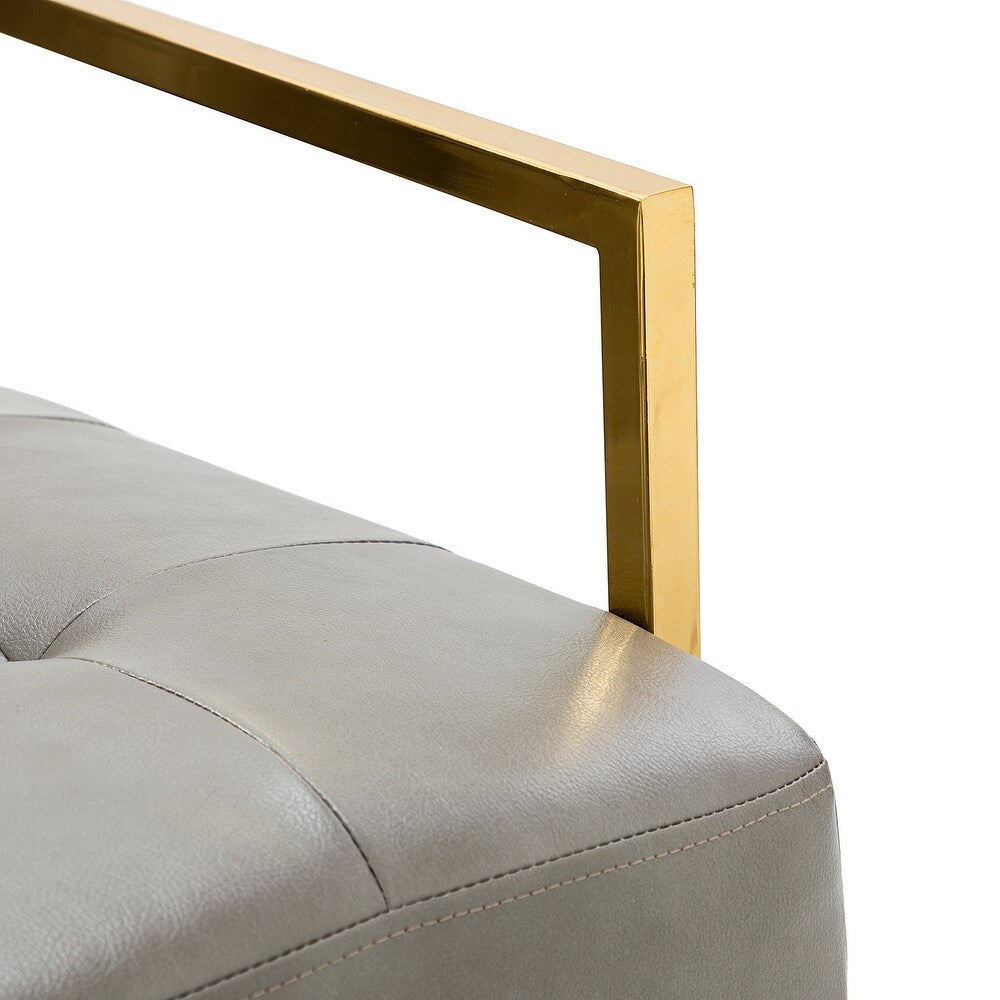 Mabel Armchair with Tufted Back and Seat Set of 2