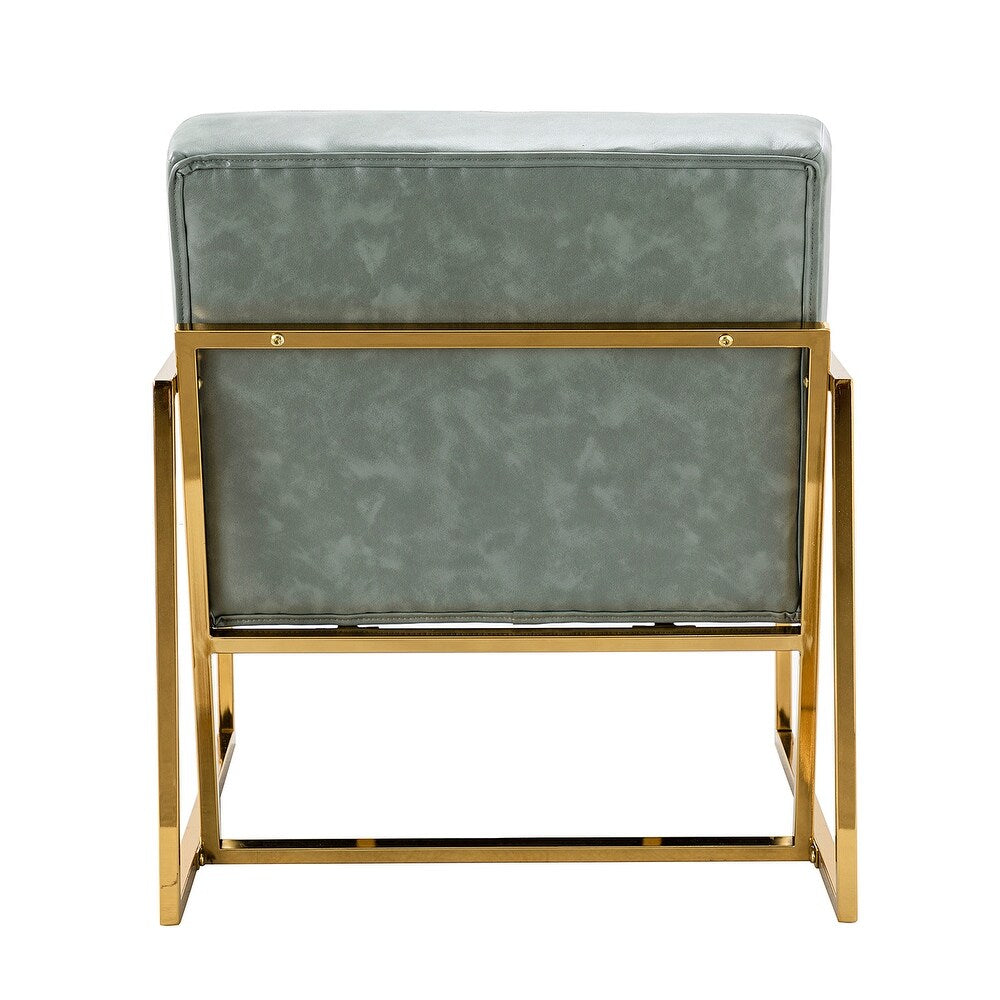 Mabel Armchair with Tufted Back and Seat Set of 2