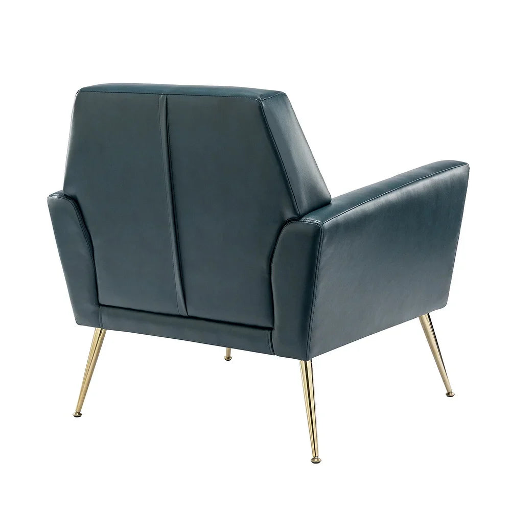 Lilia Classic Upholstered Arm Chair with Button-Tufted Back