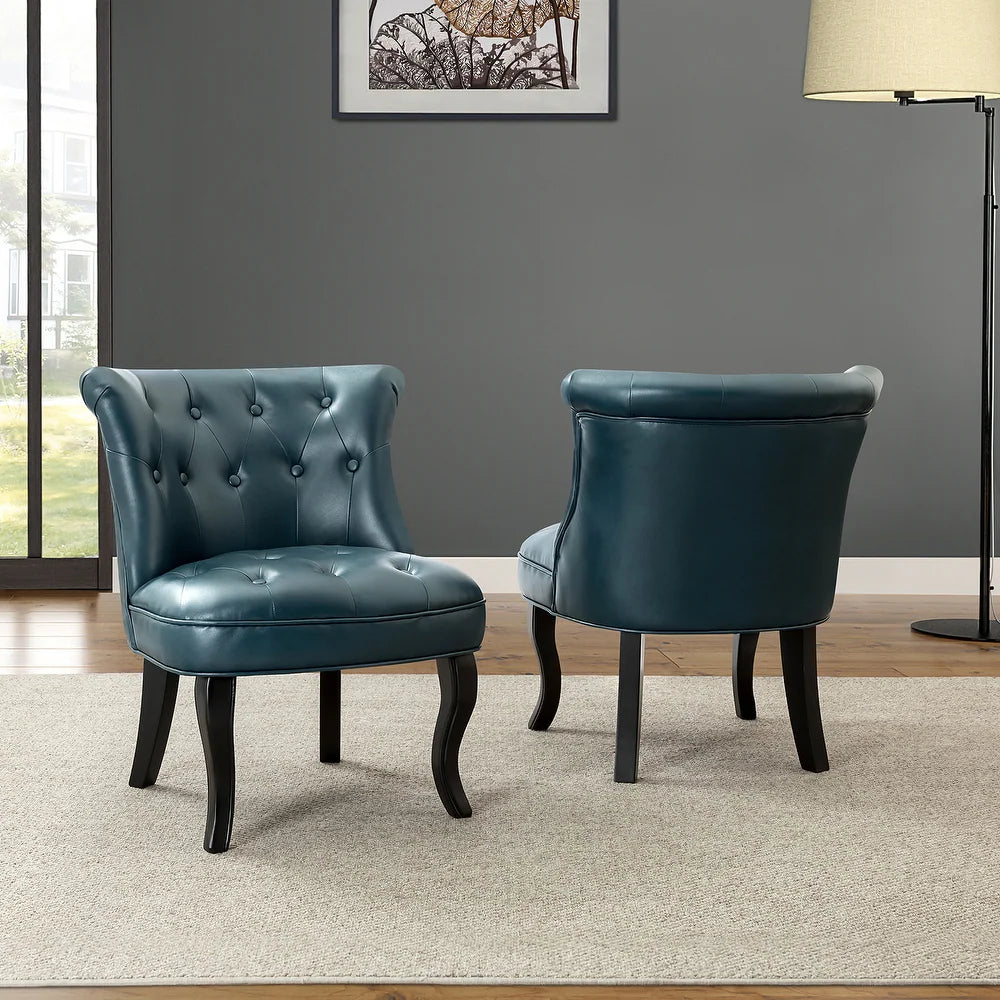 Metion Living Room Accent Chair Set of 2 with Cabriole Legs