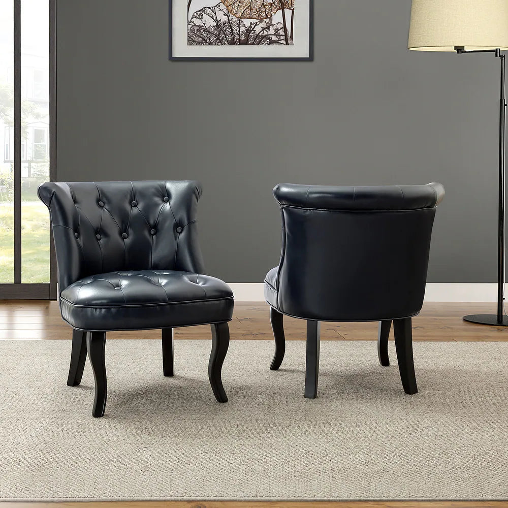 Metion Living Room Accent Chair Set of 2 with Cabriole Legs