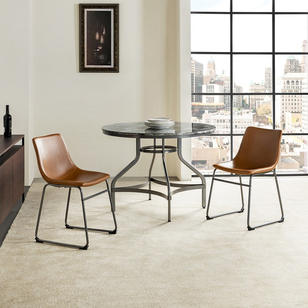 Miren 3-Piece Dining Room Set with Metal Base