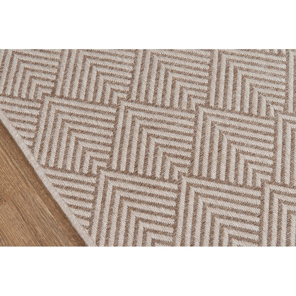Como Contemporary Geometric Indoor Outdoor Rug