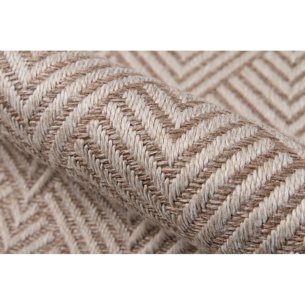 Como Contemporary Geometric Indoor Outdoor Rug