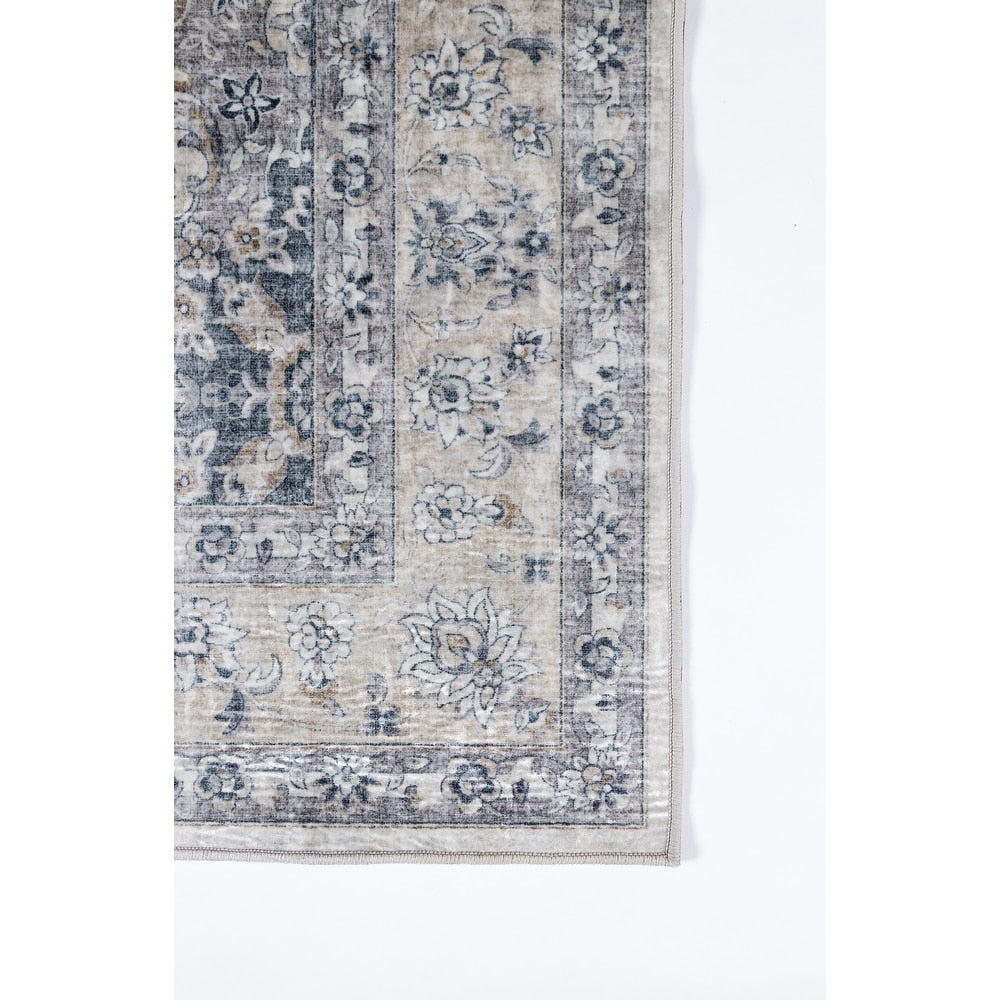 Karachi Traditional Area Rug Grey
