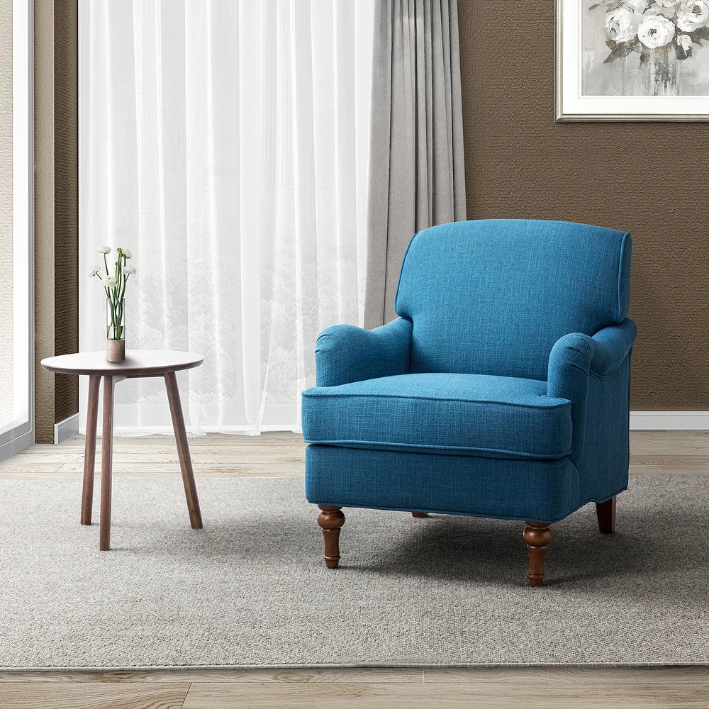 Myrrha Armchair with Turned Legs
