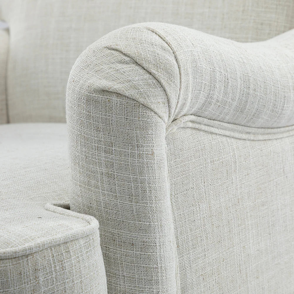 Myrrha Armchair with Turned Legs