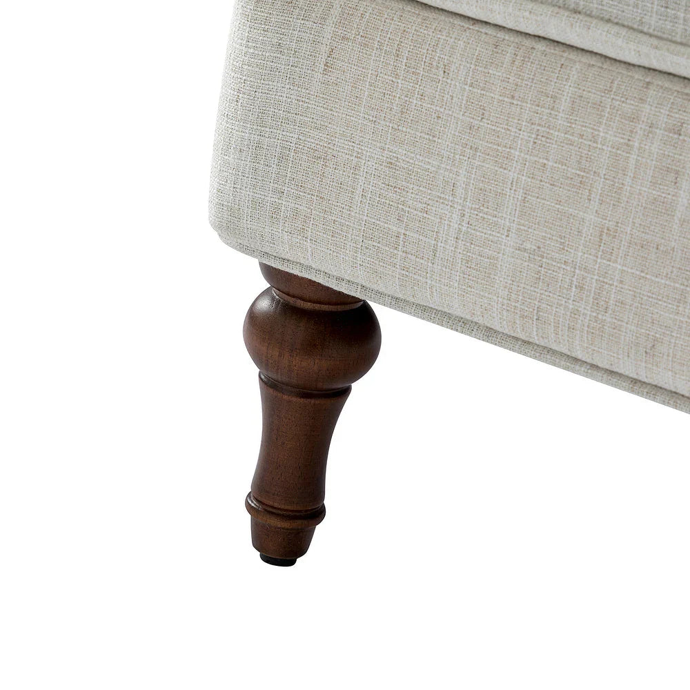 Myrrha Armchair with Turned Legs