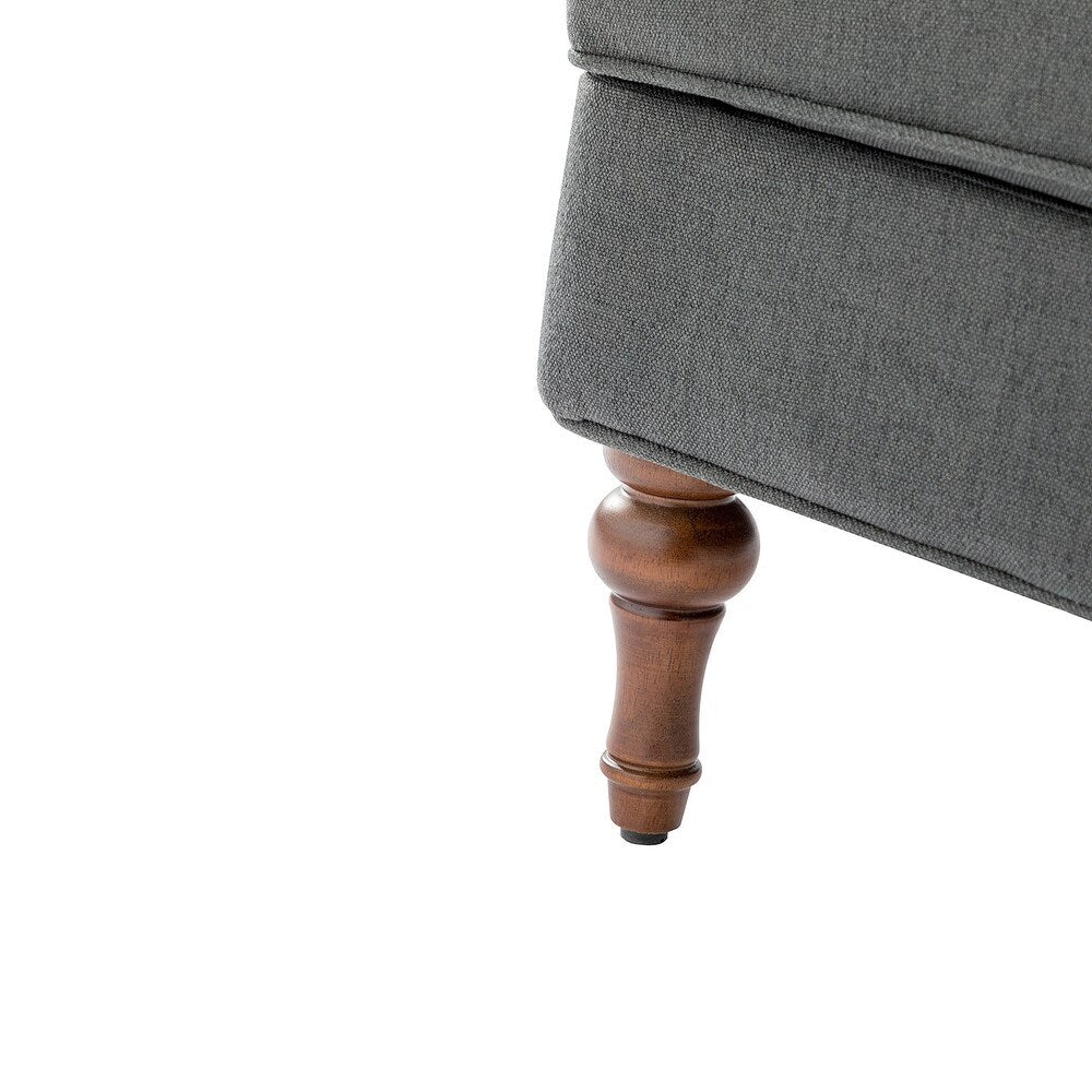 Myrrha Armchair with Turned Legs
