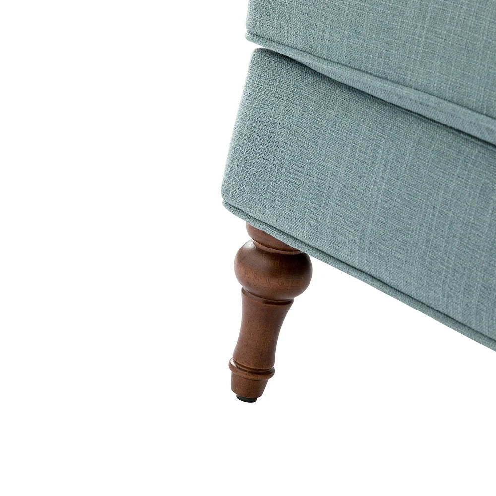 Myrrha Armchair with Turned Legs
