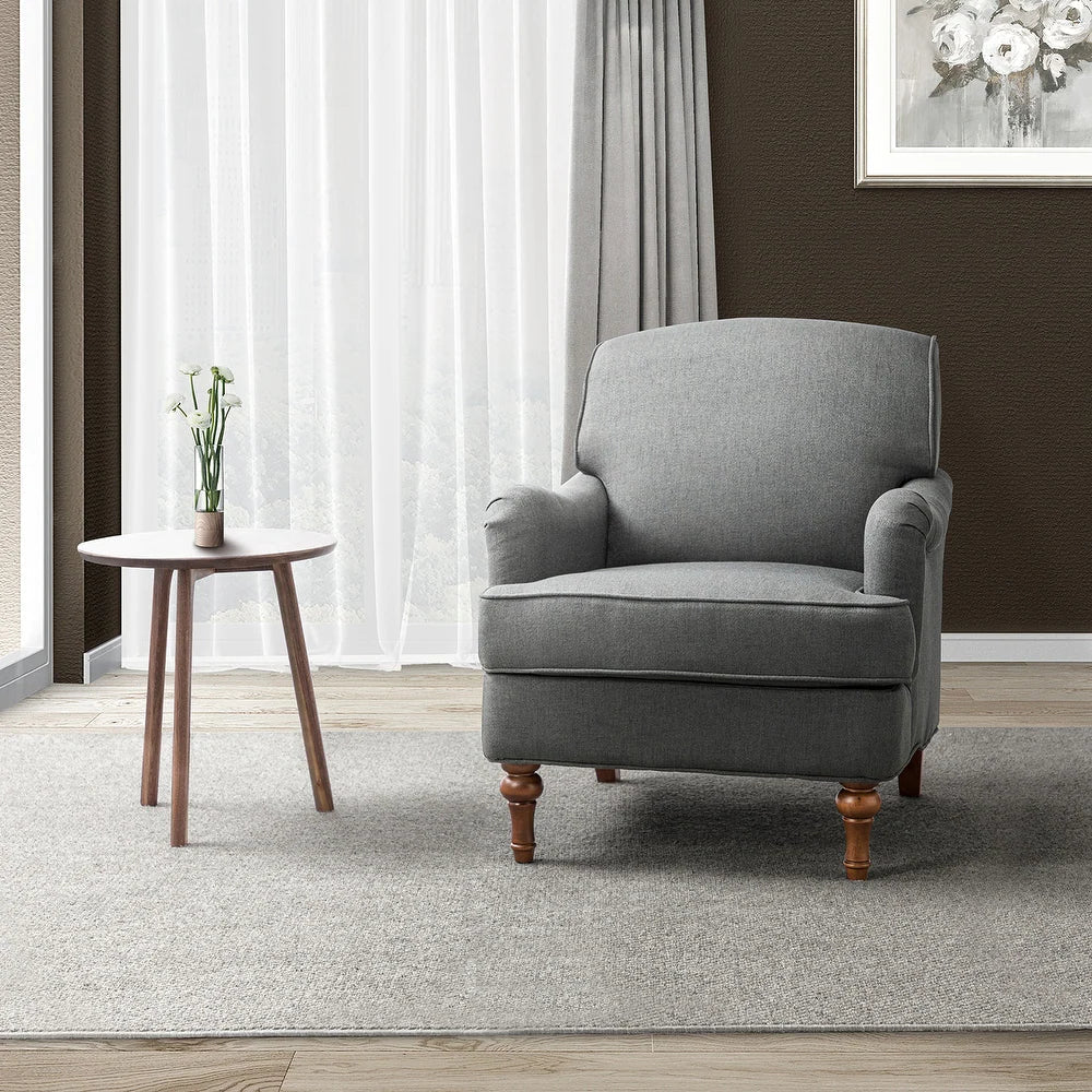 Myrrha Armchair with Turned Legs