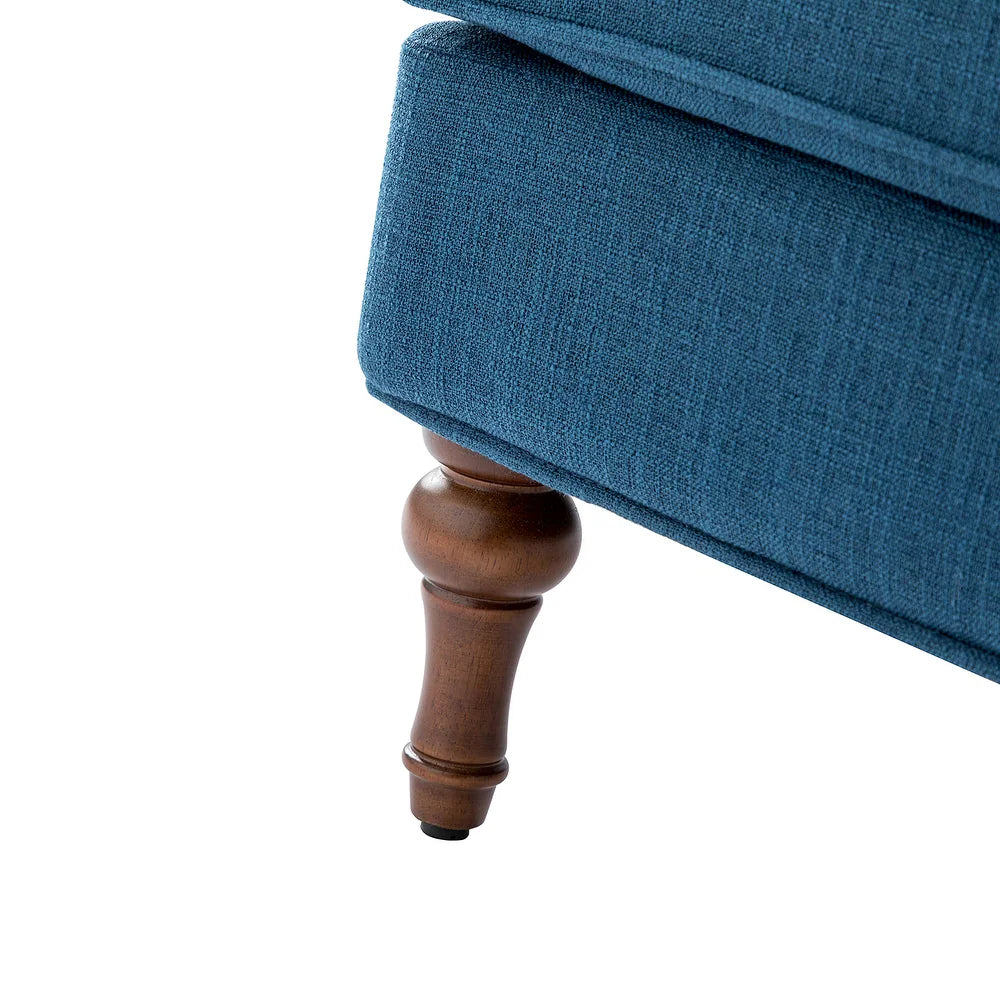 Myrrha Armchair with Turned Legs
