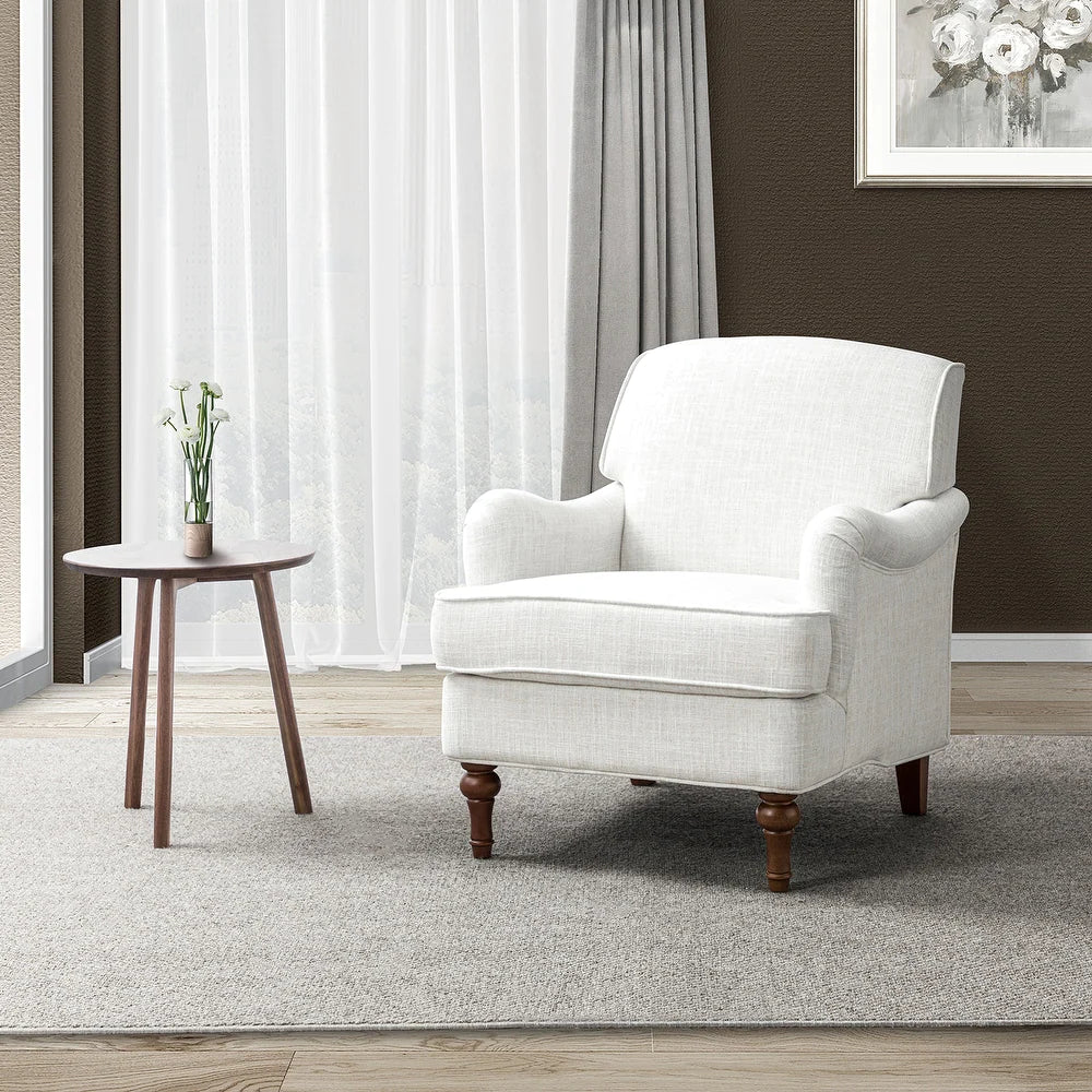Myrrha Armchair with Turned Legs