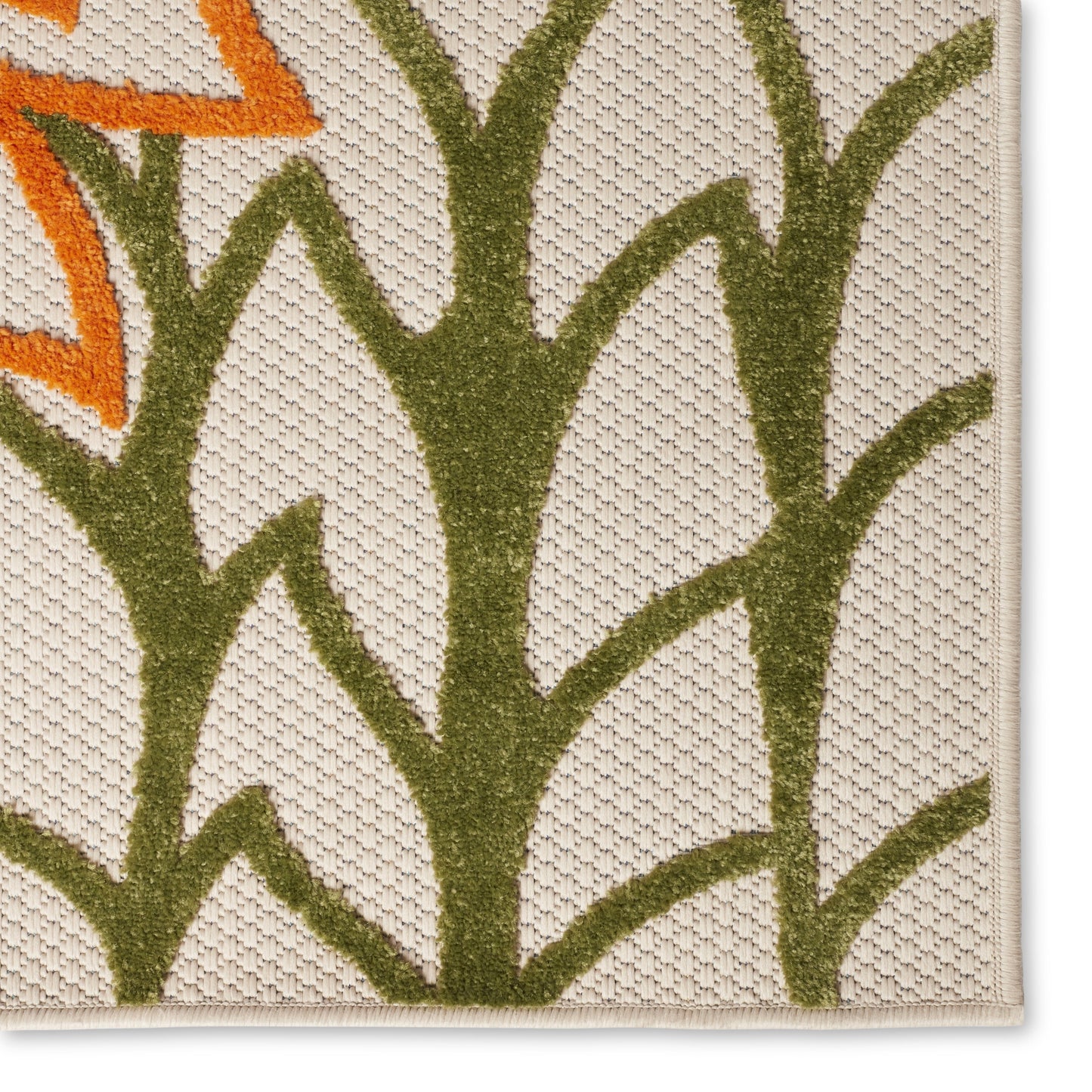 Floral Indoor/Outdoor Multi-color Area Rug