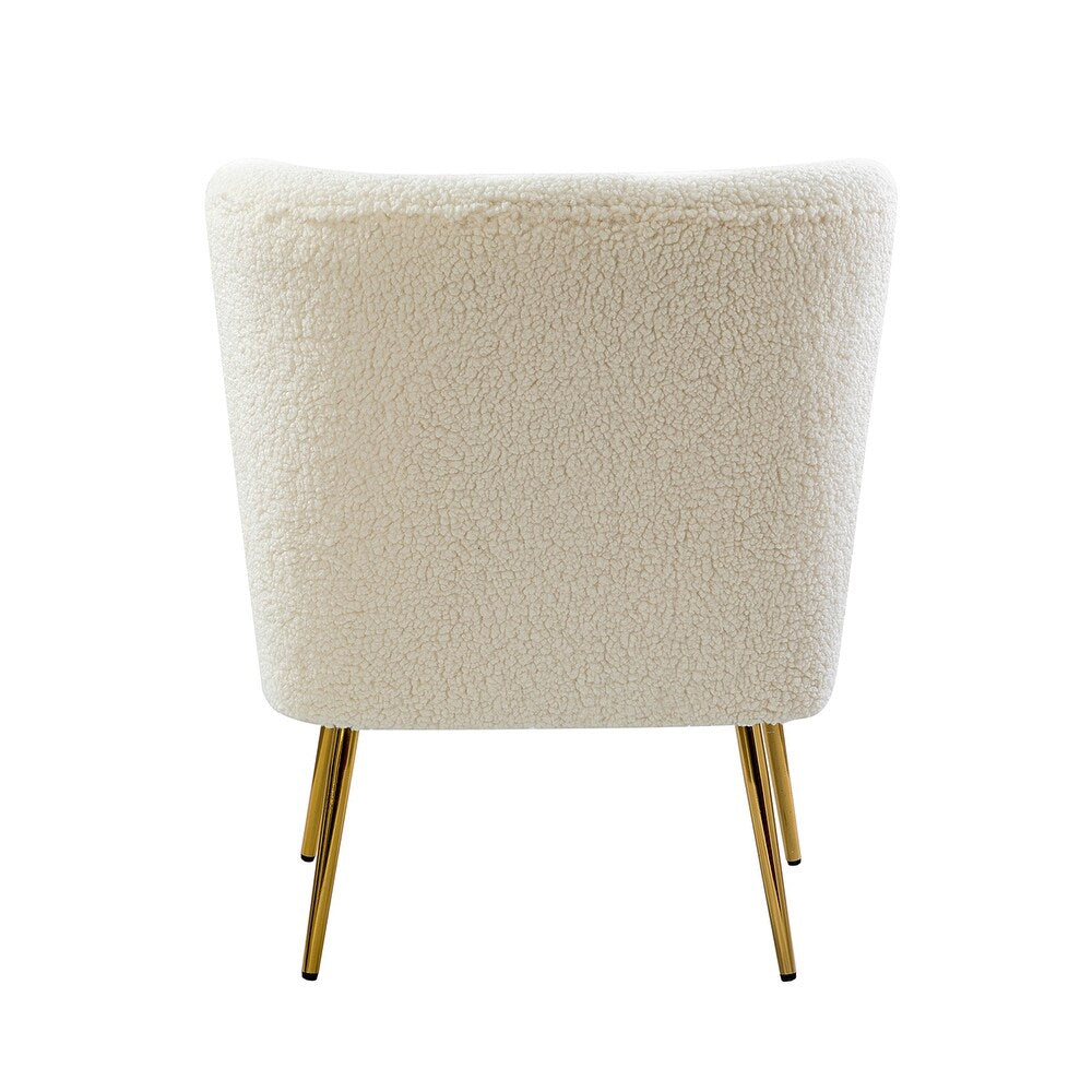 Exadius Modern Upholstered Accent Side Chair with Metal Legs Set of 2