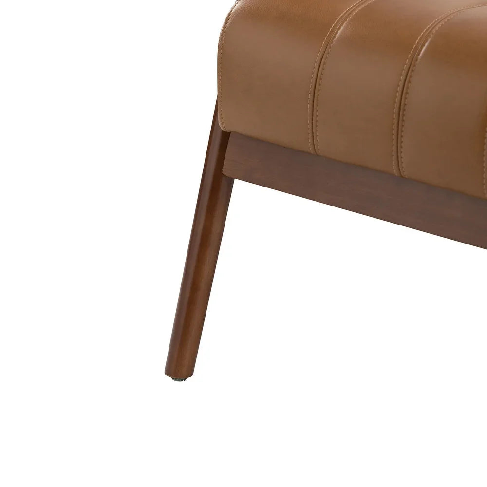 Olinto Wood Upholstery Armchair with Solid Wood Legs Set of 2